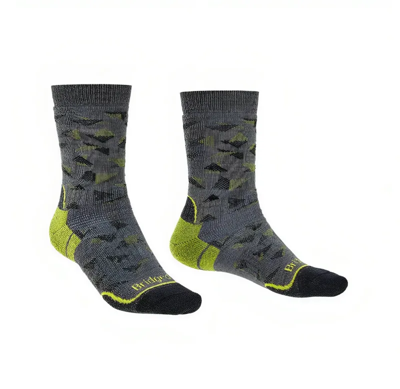 Bridgedale Men's Midweight Merino Performance Boot Socks in Gunmetal
